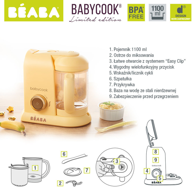 Beaba Babycook Macaron vanilla cream