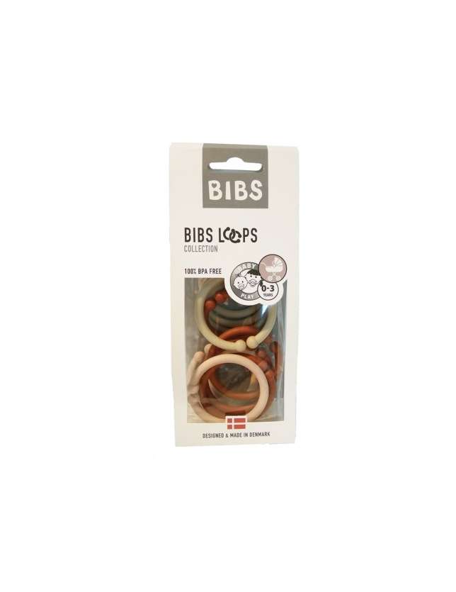 BIBS Loops Blush/Vanilla/Rust 12szt