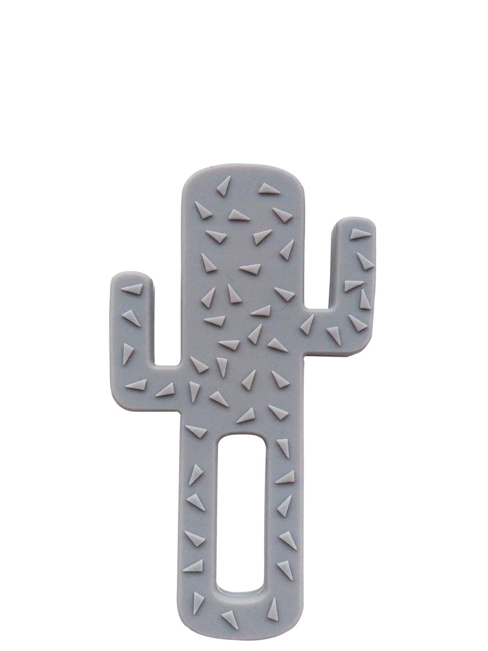 MinikOiOi Gryzak silikonowy Kaktus SZARY