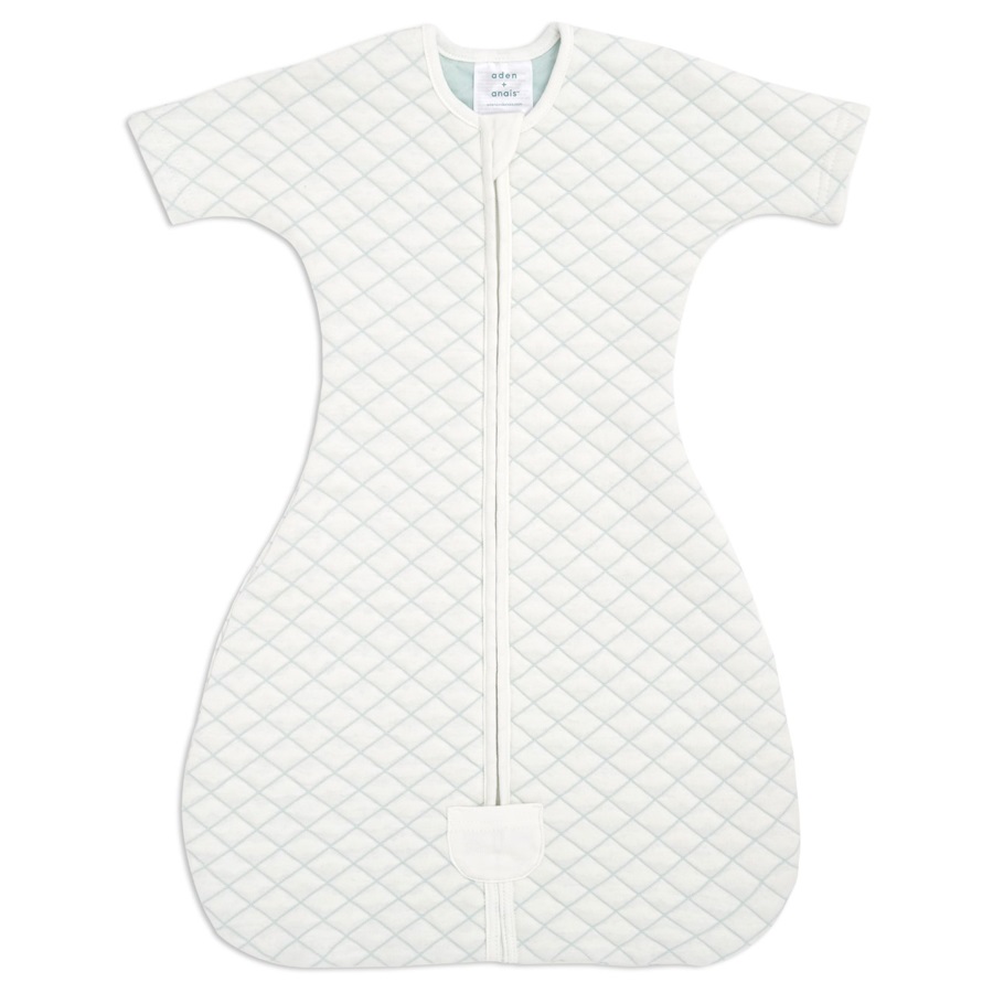 aden+anais Śpiworek SNUG FIT SLEEVED CREAM/MINT rozmiar S