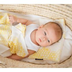 LULLALOVE Otulacz bambusowy boho miód