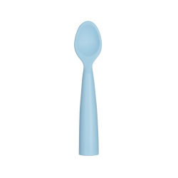 MINIKOIOI Łyżeczka silikonowa do nauki samodzielnego jedzenia NIEBIESKA