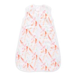aden+anais Śpiworek muślinowy PETAL BLOOMS FEATHERS rozmiar L