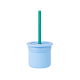 MinikOiOi silikonowy bidon i pojemnik na przekąski MINERAL BLUE/AQUA GREEN
