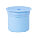 MinikOiOi silikonowy bidon i pojemnik na przekąski MINERAL BLUE/AQUA GREEN