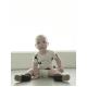 NUNUNU BABY Body białe w gwiazdki