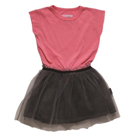 NUNUNU BABY Sukienka neon różowy bajeczna tutu 6-12m