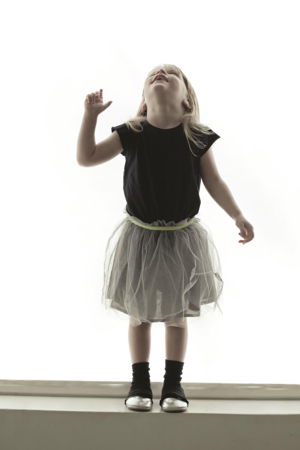 NUNUNU BABY Sukienka neon różowy bajeczna tutu 6-12m