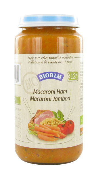 BIOBIM Obiadek Makaron z szynką