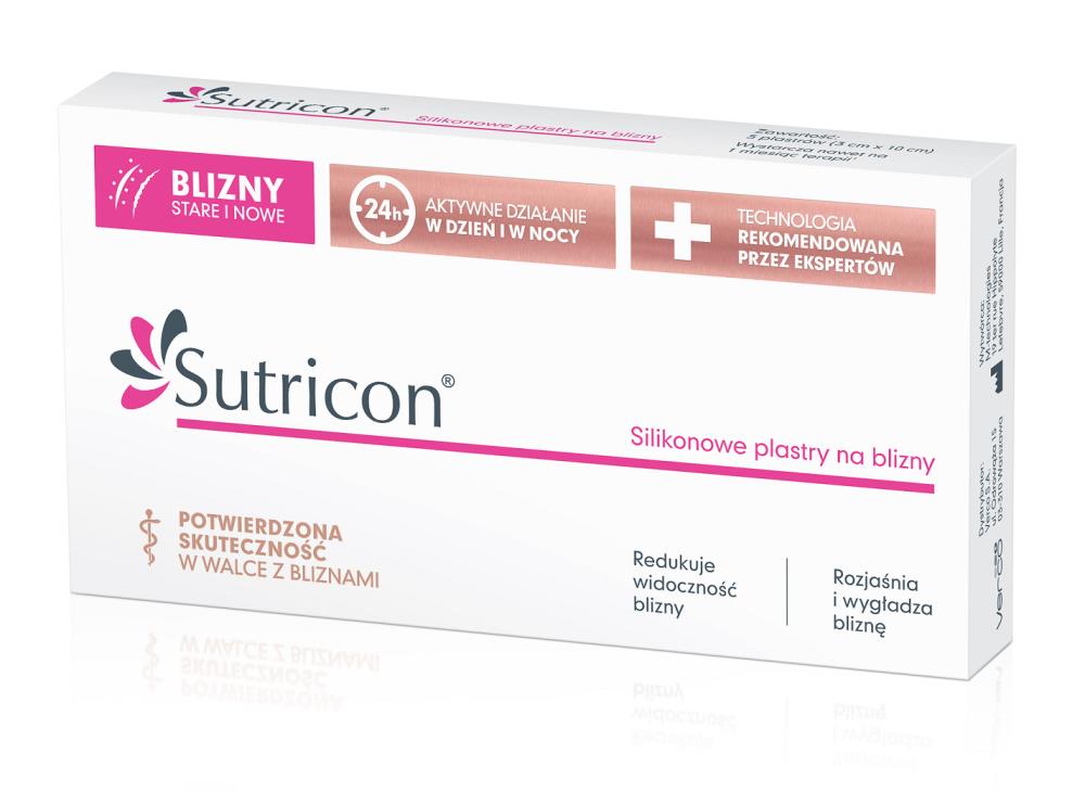 SUTRICON - plastry na blizny 3x10 cm