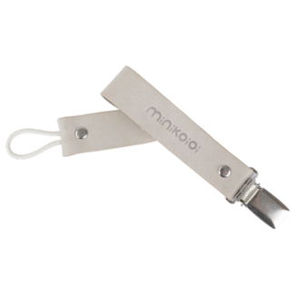 MinikOiOi Klips do smoczka CLOUDY WHITE