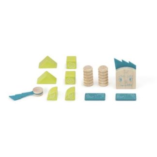 TEGU Drewniane klocki magnetyczne STICKY MONSTERS Zip Zap